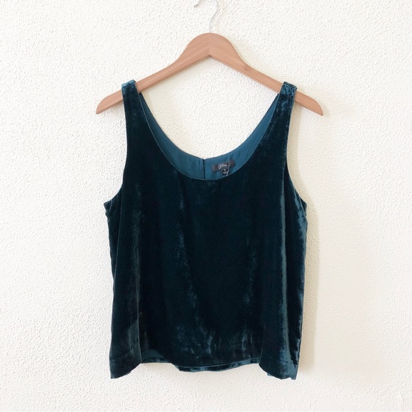 J. Crew Tops - NWT J. Crew Velvet Tank 8